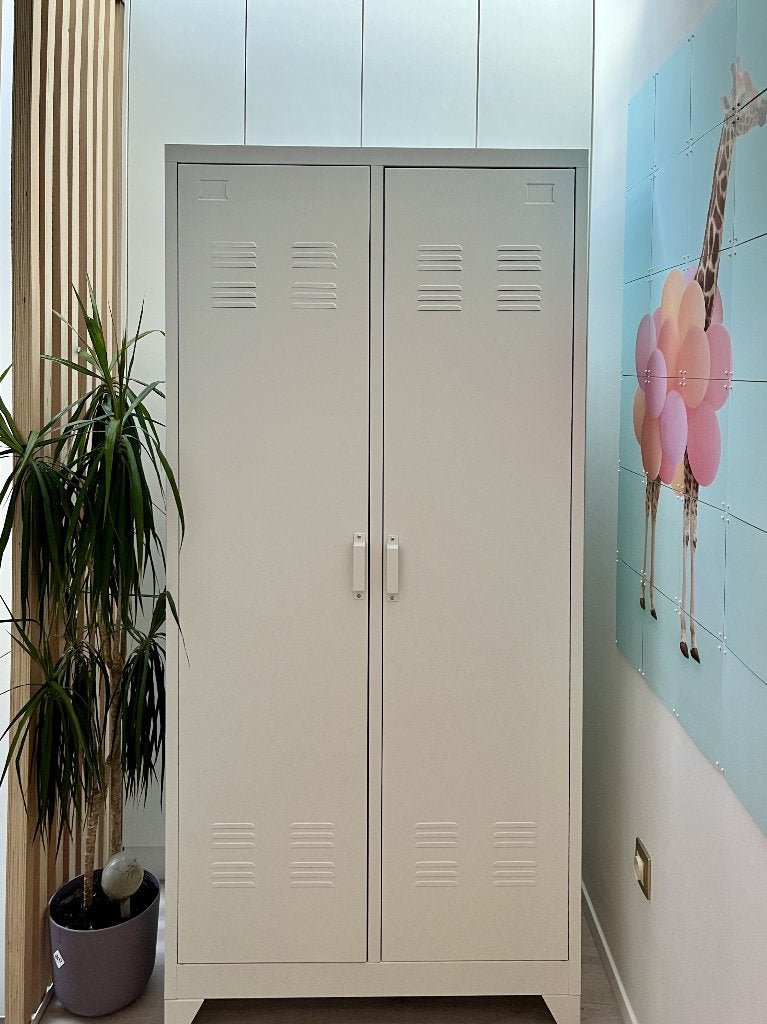 Mooie stalen kledingkast Livona – La Redoute Interieurs, Huis en Inrichting, Ophalen, Met deur(en), 50 tot 100 cm, Zo goed als nieuw