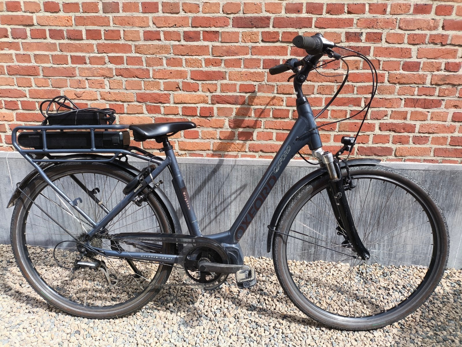 Elektrische Damesfiets Oxford, Gebruikt, 47 tot 51 cm, 50 km per accu of meer, Ophalen