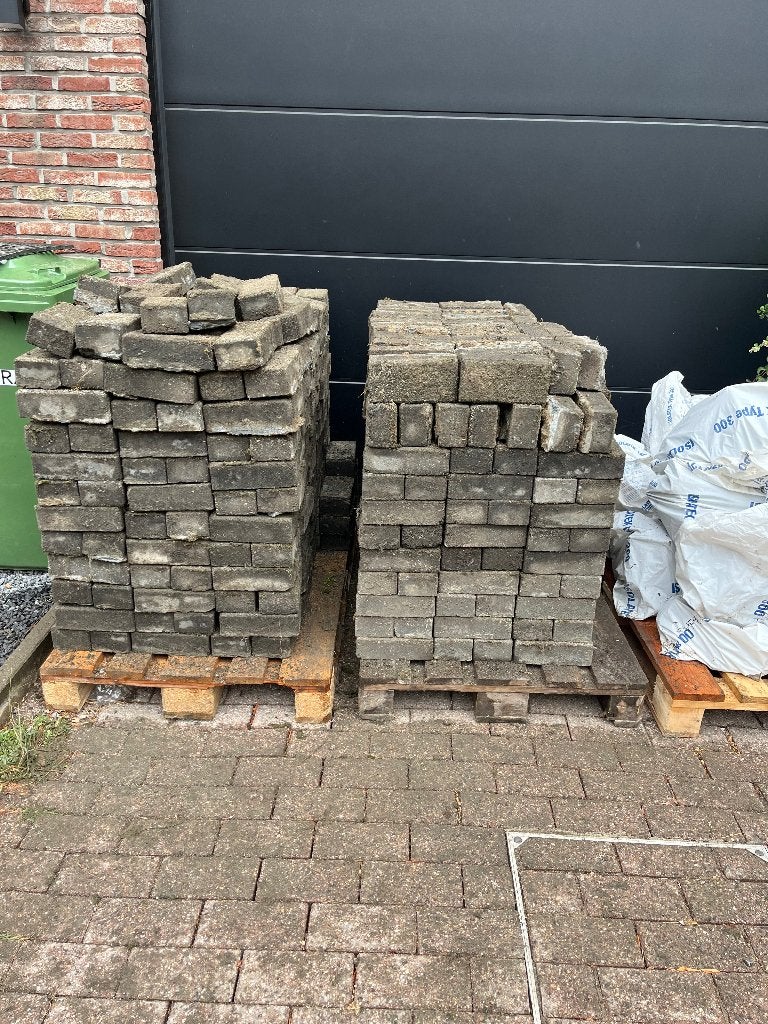 Gratis betonklinkers, Béton, Enlèvement, Utilisé, Briques