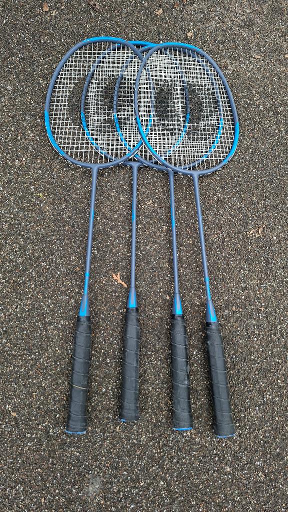 Raquettes de badminton, Sport en Fitness, Badminton, Ophalen, Zo goed als nieuw, Racket(s)