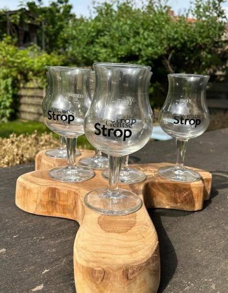 Bierglas Gentse Strop (6st) te koop, Verzamelen, Ophalen, Nieuw, Bierglas