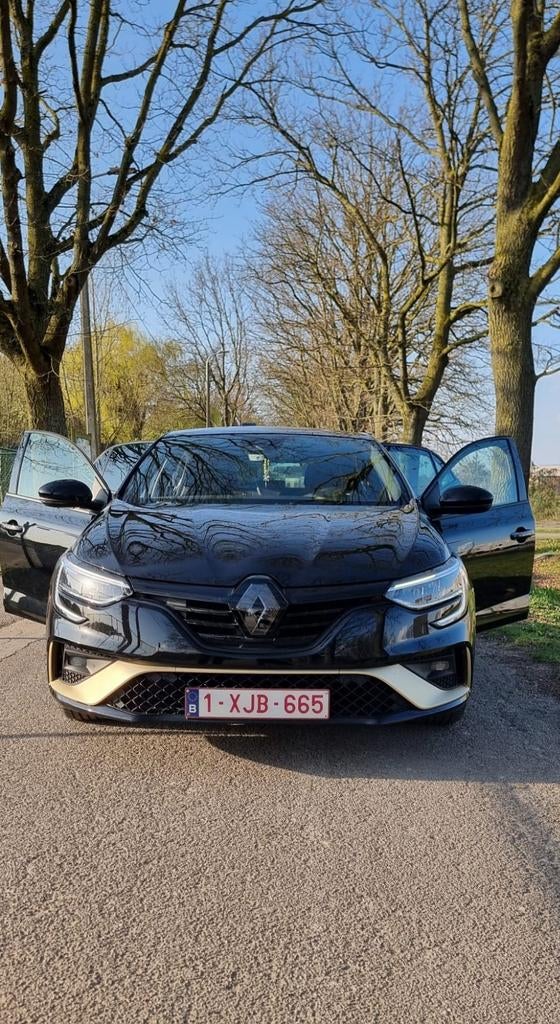 Renault Megane E-Tech Engineered plug-in hybride 2023, Automaat, Leder en Stof, Zwart, 5 deurs