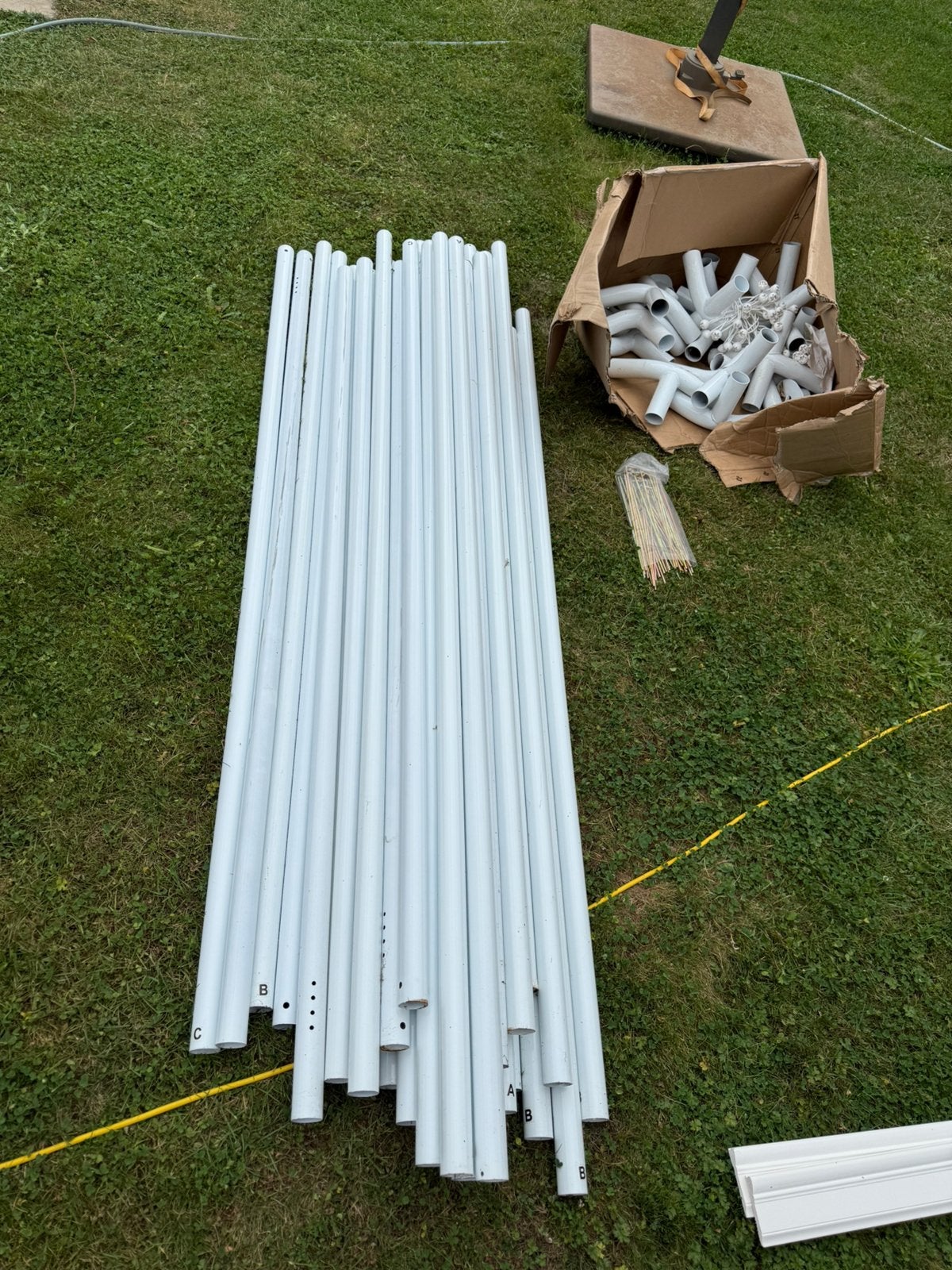 Partytent frame 6x4 zo goed als nieuw, Ophalen, Zo goed als nieuw, Partytent