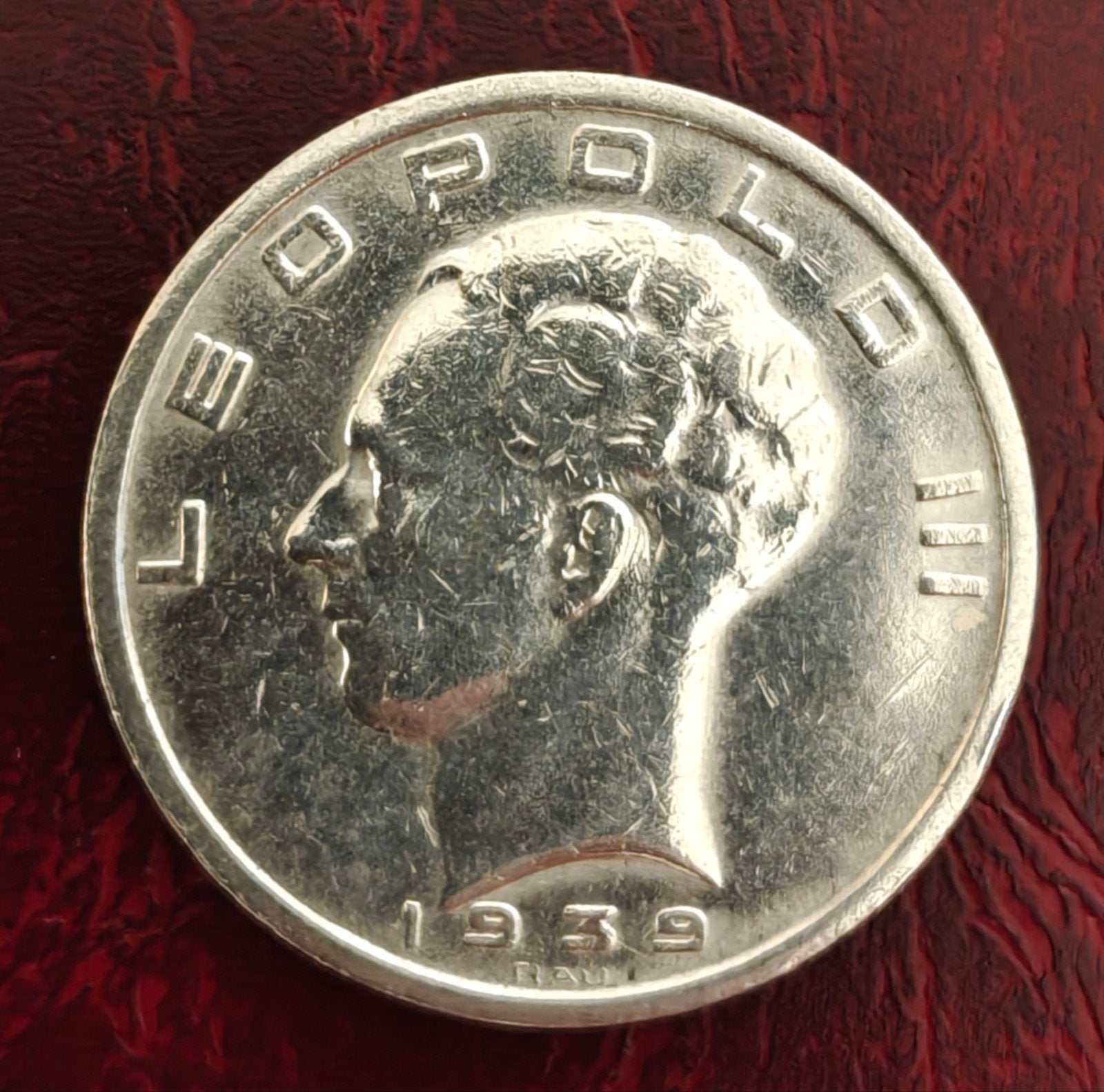 50 Frank 1939Fr/VL positie B Leopold III Zilver, Enlèvement ou Envoi, Argent, Argent