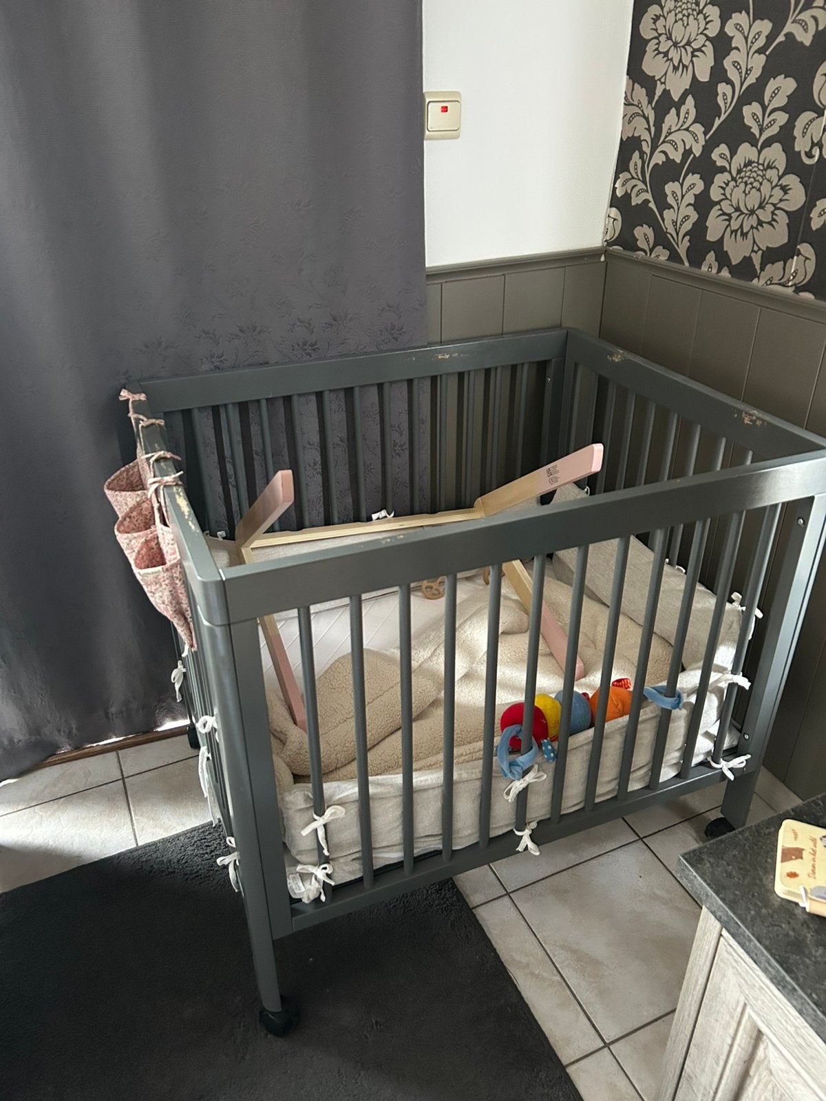Babypark, Ophalen, Gebruikt, Vierkant, In hoogte verstelbaar