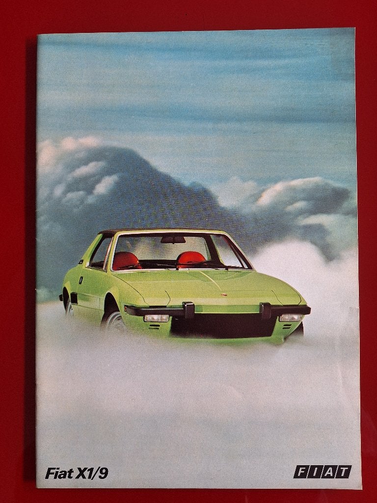 Fiat X 1/9 brochure 20 pages texte français très bon état, Ophalen of Verzenden, Gelezen, Overige merken