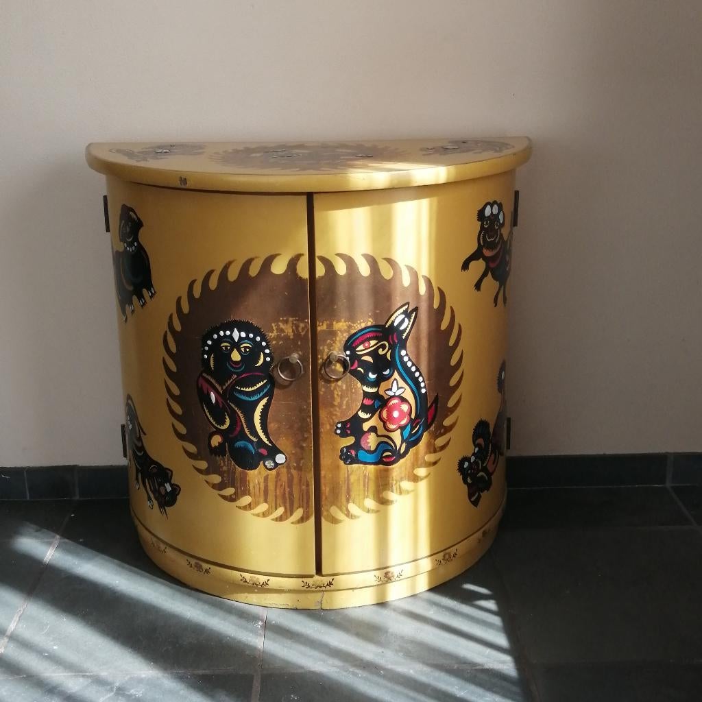 vintage kast etnisch, Antiek en Kunst, Ophalen