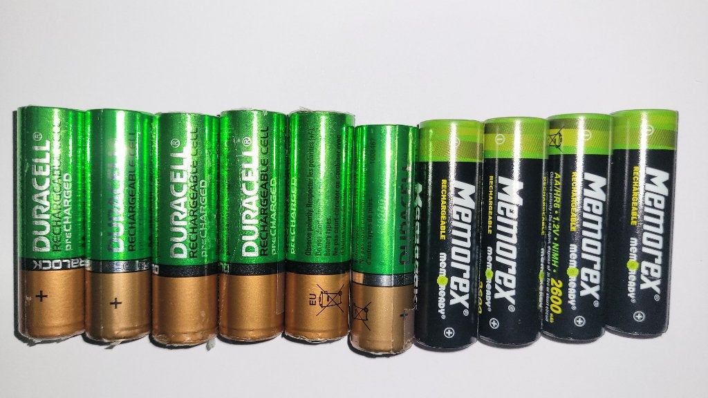 oplaadbare batterijen met oplader, Enlèvement ou Envoi, Utilisé