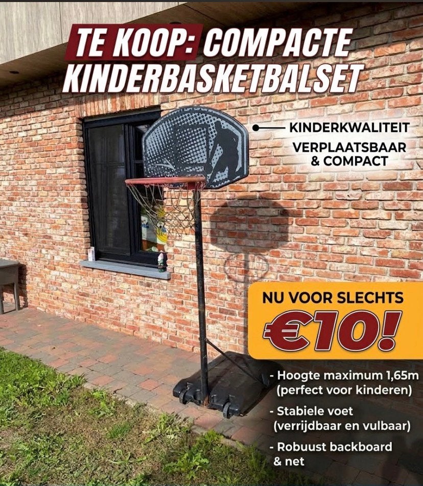 Basketbalring, Sport en Fitness, Ophalen, Zo goed als nieuw