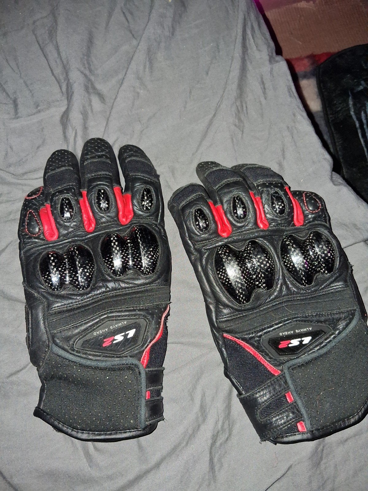 Ls2 carbon style motor handschoenen, Ophalen, Heren, Handschoenen, Ls2
