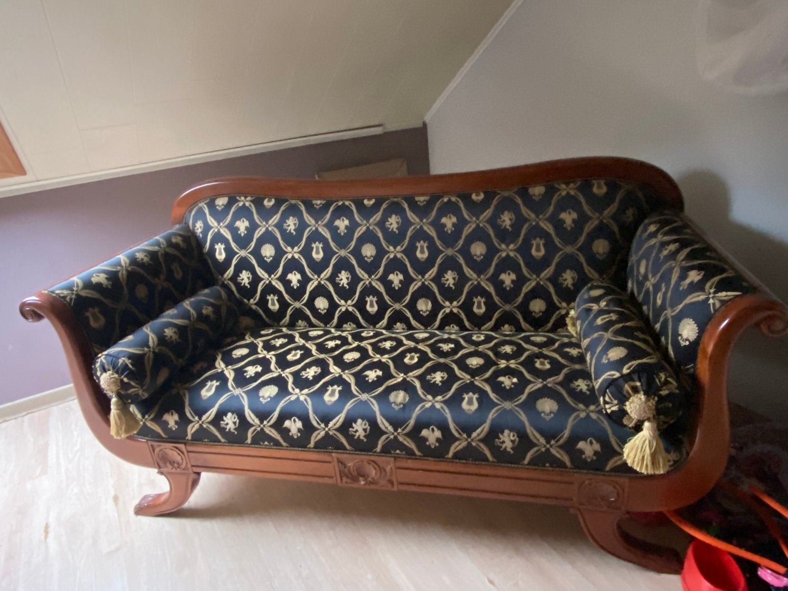 Chaise louis philippe louis 4 canape opgemaakt anticair, Ophalen, Zo goed als nieuw