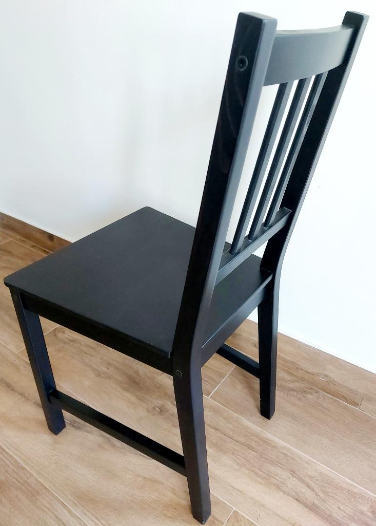 Keukenstoelen Ikea (zwart), Ophalen, Zwart, Zo goed als nieuw, Vier