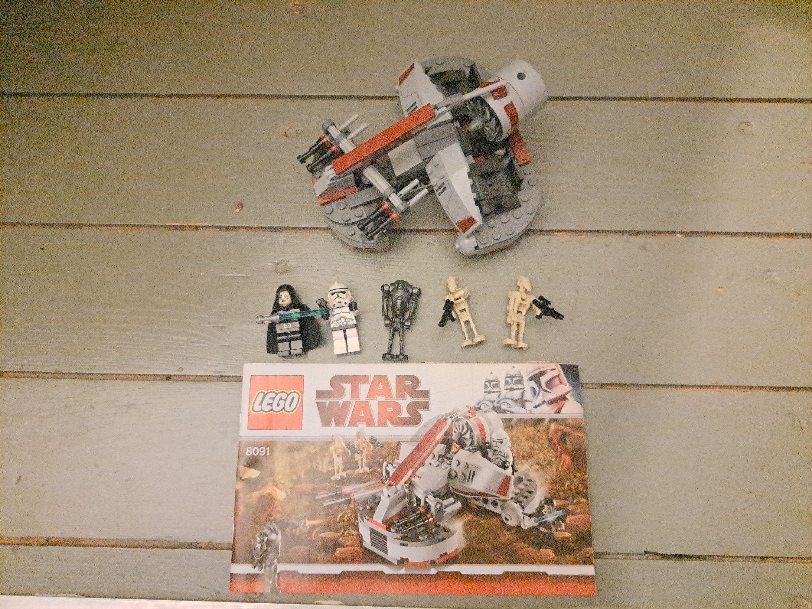 Lego Star Wars Republic Swamp Speeder 8091, Enlèvement ou Envoi, Lego, Star Wars