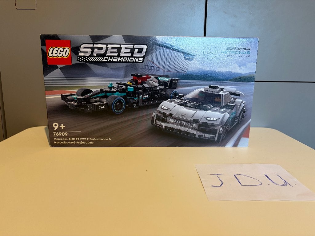 LEGO Speed Champions 76909 – Mercedes-AMG F1, Project One, Nieuw, Minifiguur, Compleet, Lego