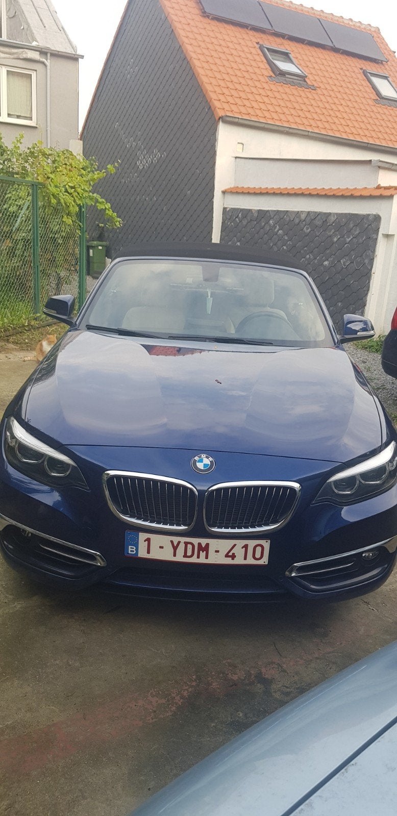 BMW 218I, Auto's, Blauw, Blauw, Te koop, Benzine