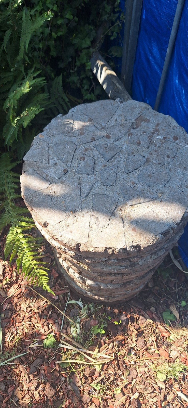 Dalle de jardin, Enlèvement