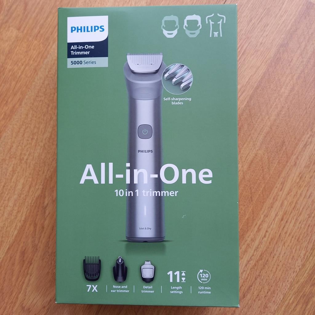 GLOEDNIEUWE ALL-IN-ONE 10 IN 1 TRIMMER, Ophalen of Verzenden, Nieuw, Scheren en Epileren