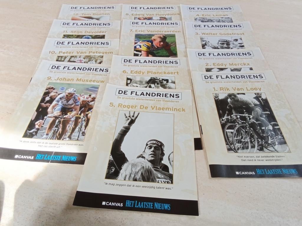 De flandriens, Boeken, Complete serie of reeks, Wielerhelden, Ophalen, Gelezen