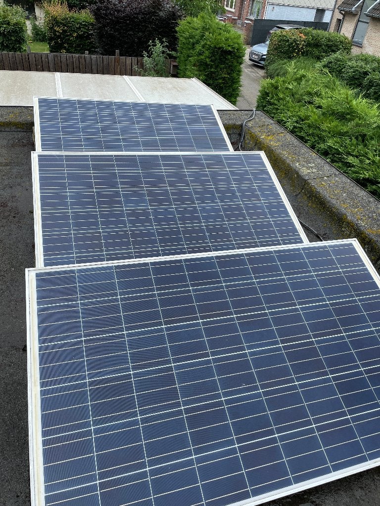 ZONNEPANELEN MET STEKKER, Ophalen, Gebruikt, Compleet systeem