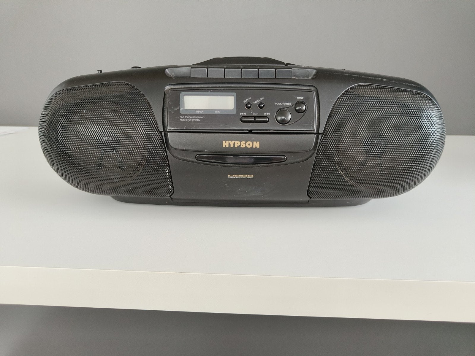 Vintage Hypson Boombox (Radio / CD / Cassette), Audio, Tv en Foto, Radio's, Ophalen, Gebruikt, Radio, Met cd-speler