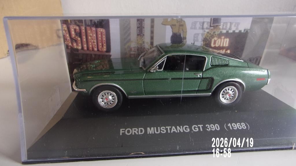 FORD MUSTANG COLLECTION.GT 390 FASTBACK 1968.COMME NEW,1/43, Ophalen of Verzenden, Zo goed als nieuw, Auto, Overige merken