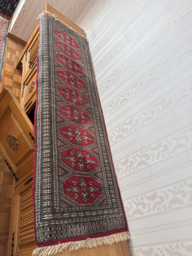Handgeknoopt Pakistan Bokhara loper 20063 – Oosters tapijt, Ophalen, Gebruikt, 50 tot 100 cm, Rechthoekig