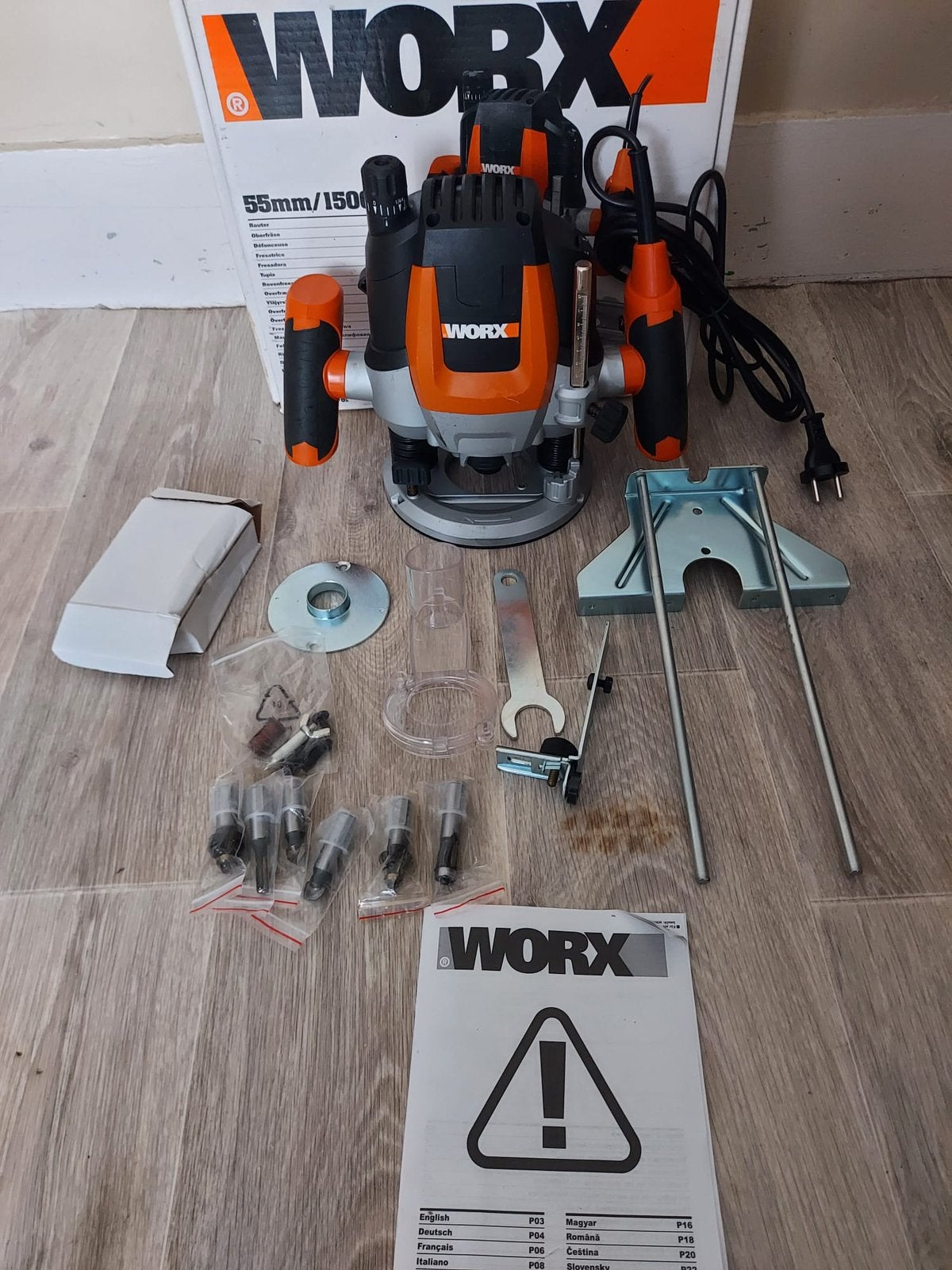 Boven frees worx Wxi5rt 2 1500w orgineel, Enlèvement, Comme neuf