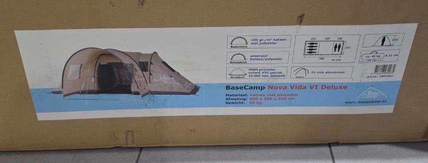 Bo-camp 6 personen tent, NIEUW!!, Caravanes & Camping, Enlèvement, Neuf