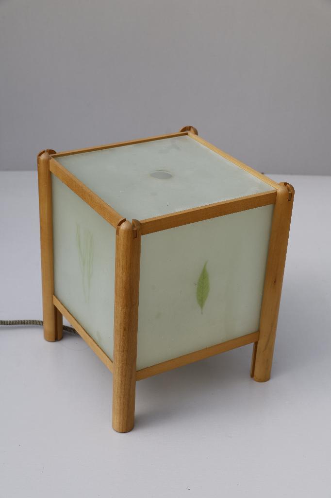 lampe de table, Maison & Meubles, Moins de 50 cm, Comme neuf, Enlèvement, Verre