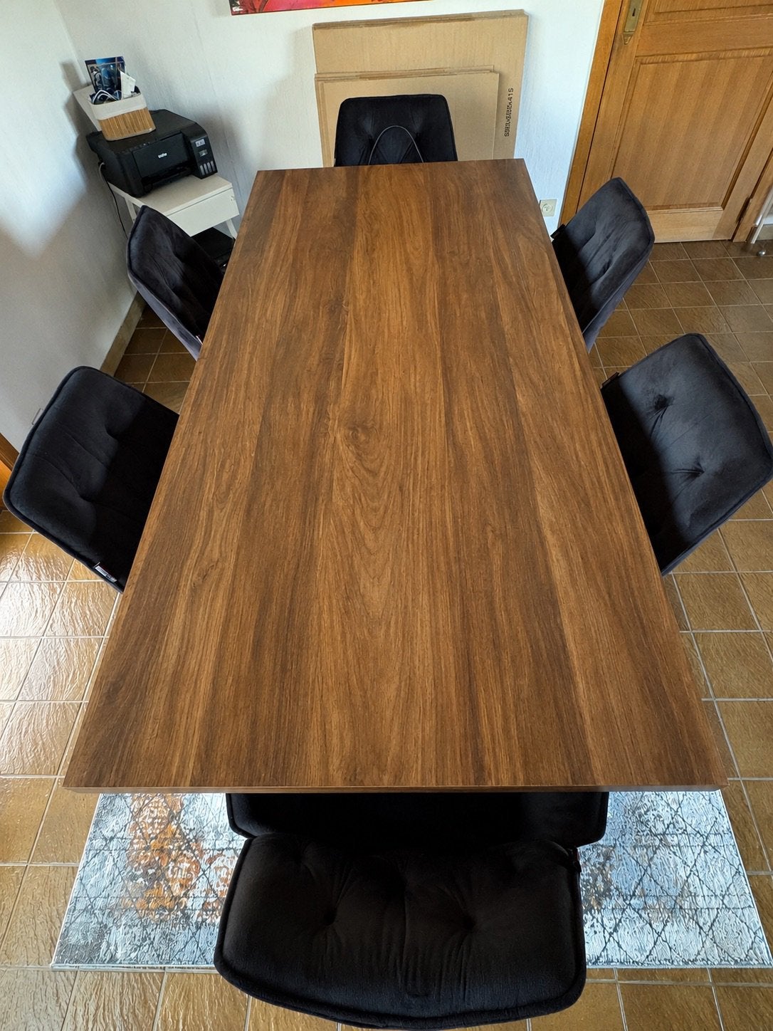 table de salle à manger + 6 chaises, Enlèvement ou Envoi, Comme neuf