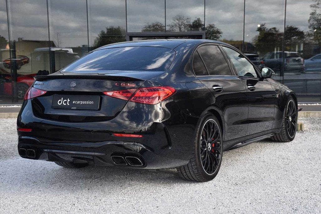 Mercedes-Benz C-CLASS AMG 63 S E Perf Burmester AHK Pano 360, Autos, 500 kW, Achat, 2165 kg, Alcantara