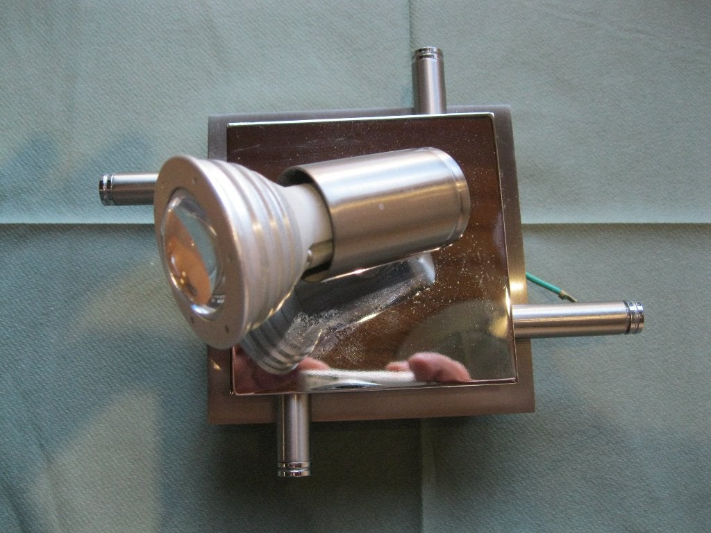 wandlicht wandlamp plafondlamp armatuur RVS, Maison & Meubles, Lampes | Suspensions, Enlèvement