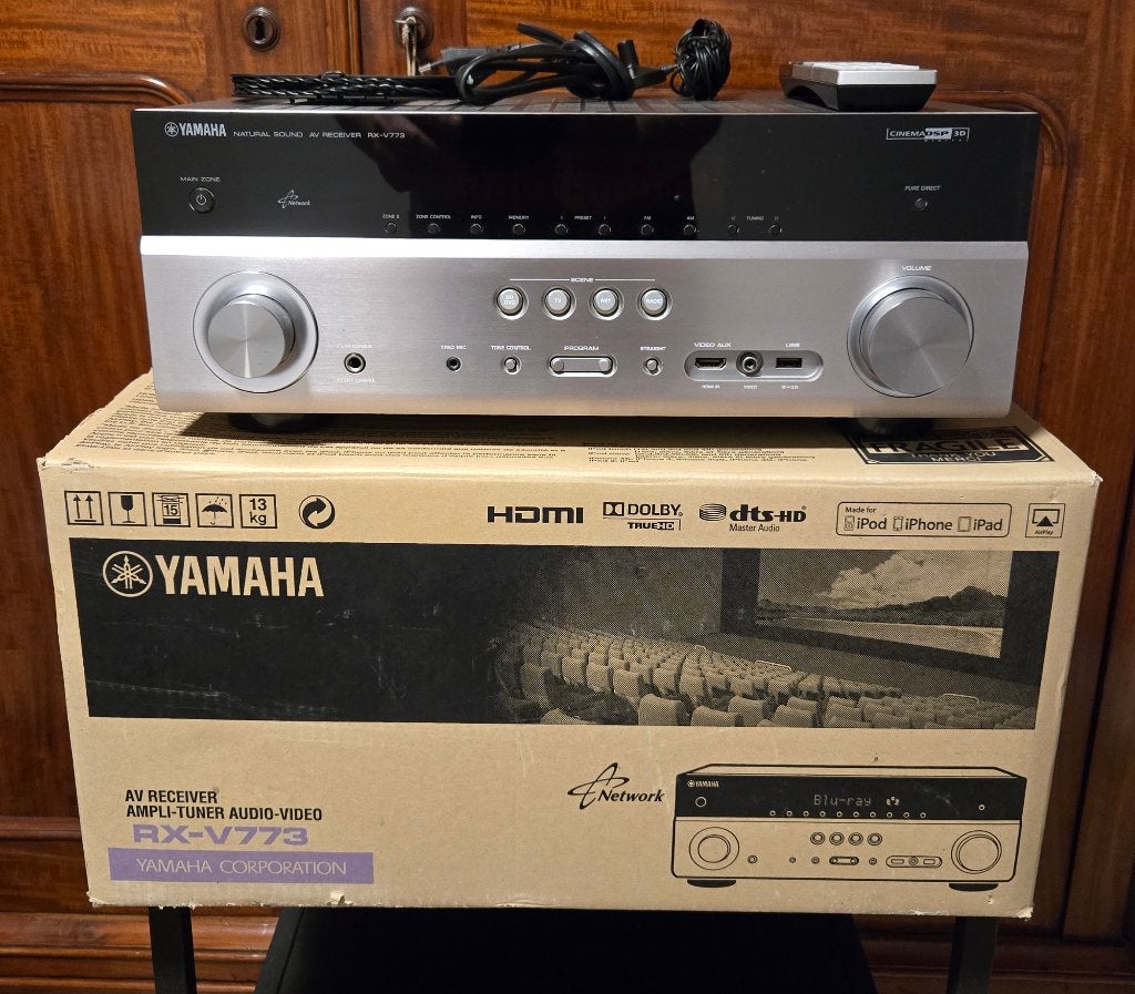 Ampli Home-Cinema Yamaha RX-V773 Titane, Enlèvement, Comme neuf, 70 watts ou plus, Autres marques