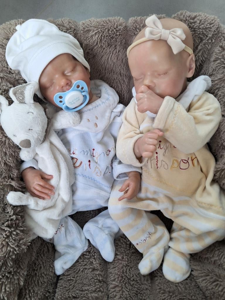 Reborn baby tweeling, Ophalen of Verzenden
