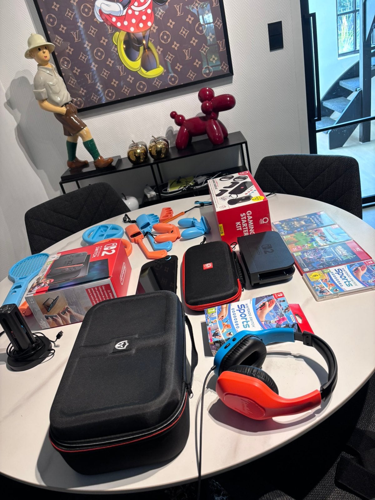 Nintendo switch 2 + veel accessoires, Consoles de jeu & Jeux vidéo, Enlèvement, Comme neuf