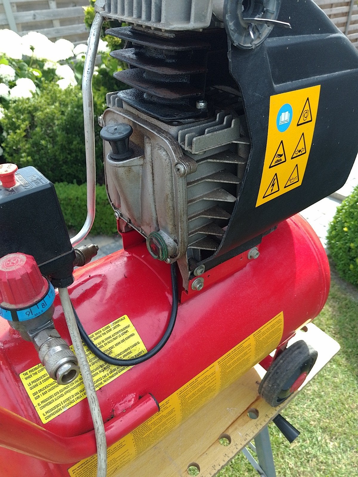 mobiele compressor, Moins de 25 litres, Comme neuf, Enlèvement, 6 à 10 bars