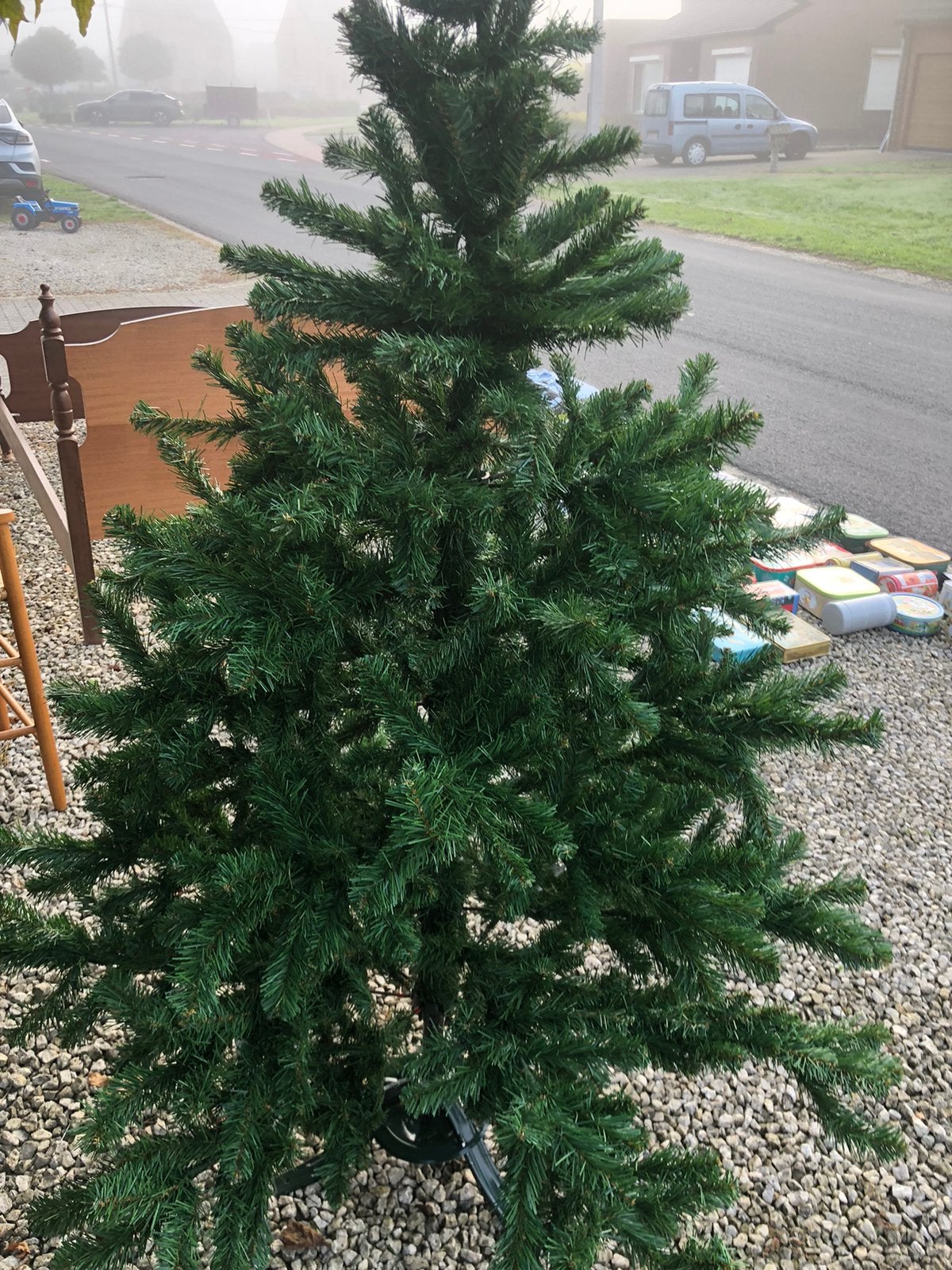 Kerstboom 160 cm pvc /herbruikbaar, Tuin en Terras, Ophalen of Verzenden