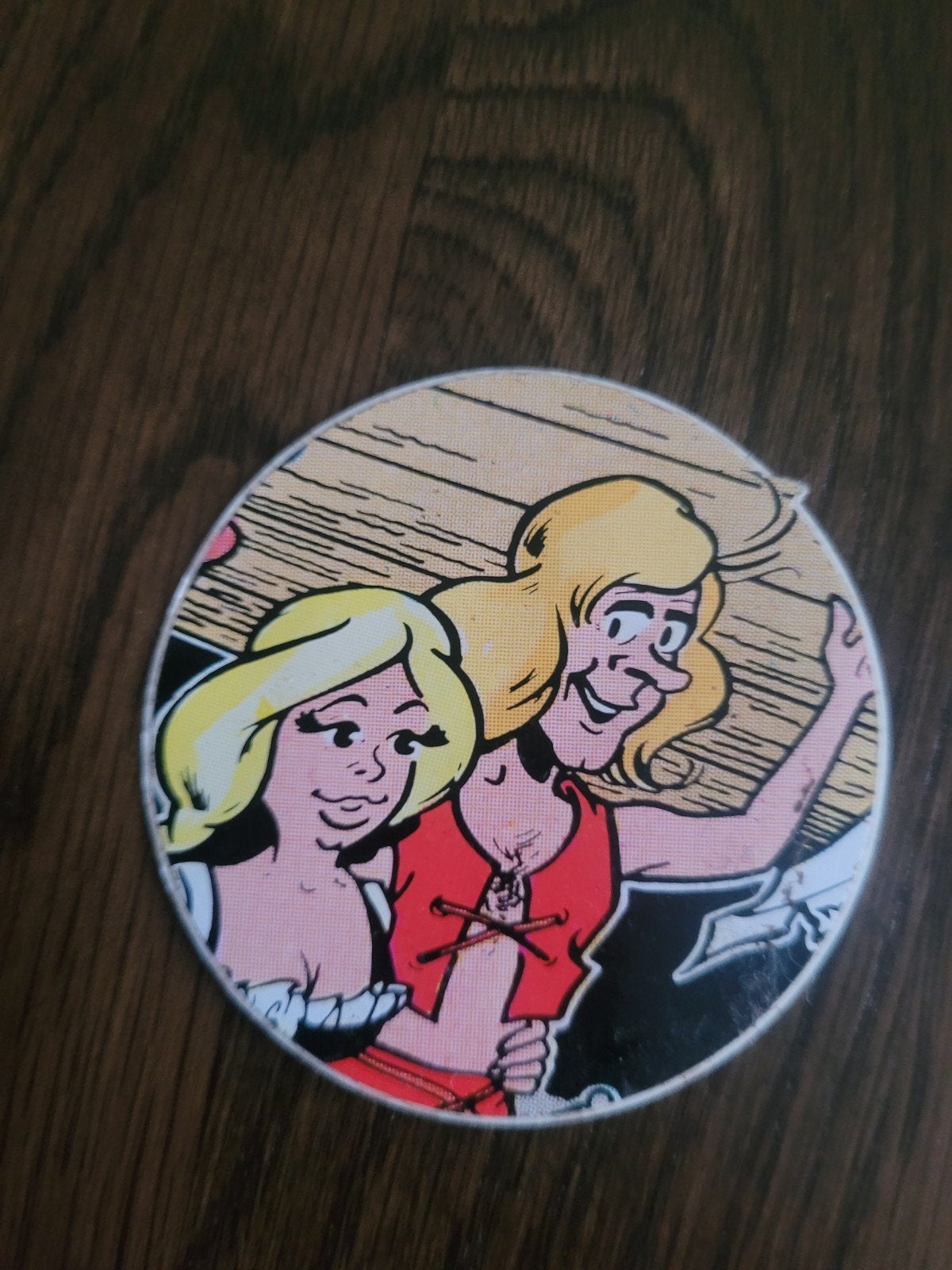 Oude sticker karl may, Ophalen of Verzenden