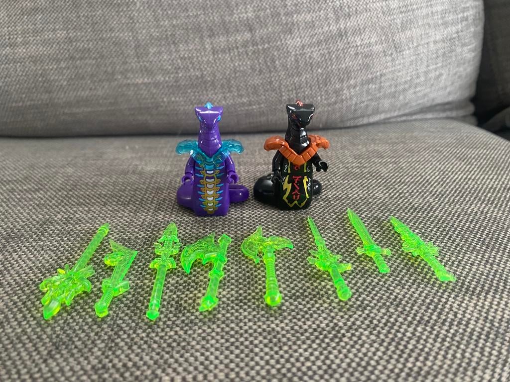 Lego ninjago slangen met accessoires (nep lego), Games en Spelcomputers, Ophalen, Zo goed als nieuw