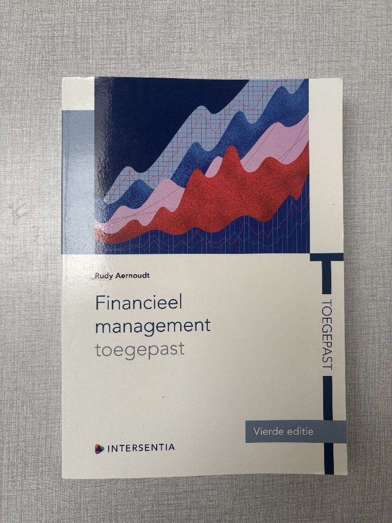 Handboek Financieel management toegepast, Boeken, Ophalen of Verzenden, Nieuw, Hoger Onderwijs, Rudy Aernoudt