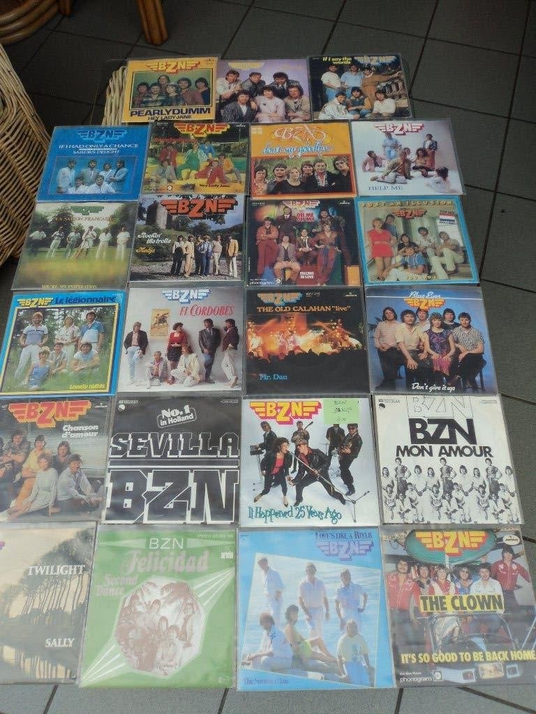 BZN: lot van 23 singles voor 10 euro!, Cd's en Dvd's, Gebruikt, 7 inch, Ophalen of Verzenden, Fotohoes
