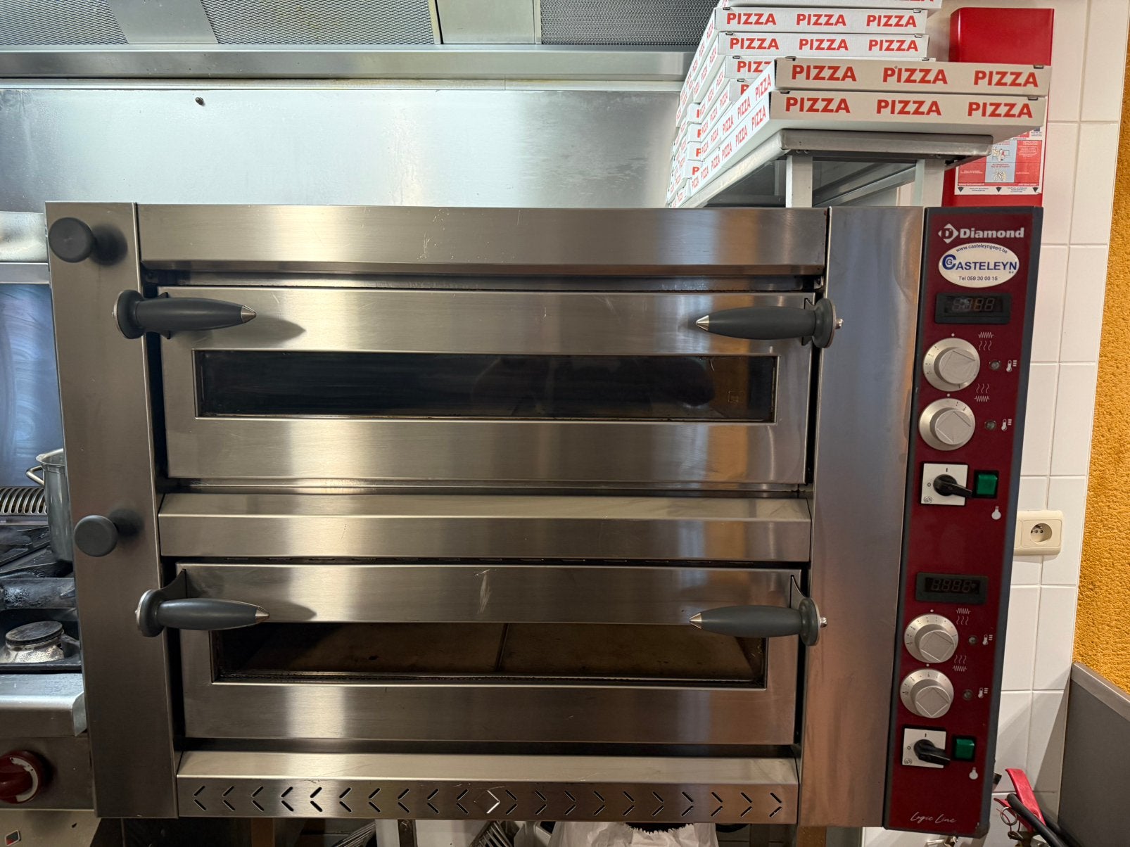 Four à pizza à deux étages, Diamond Logic Line., Enlèvement, Fours, Fours à micro-ondes et Fours à vapeur