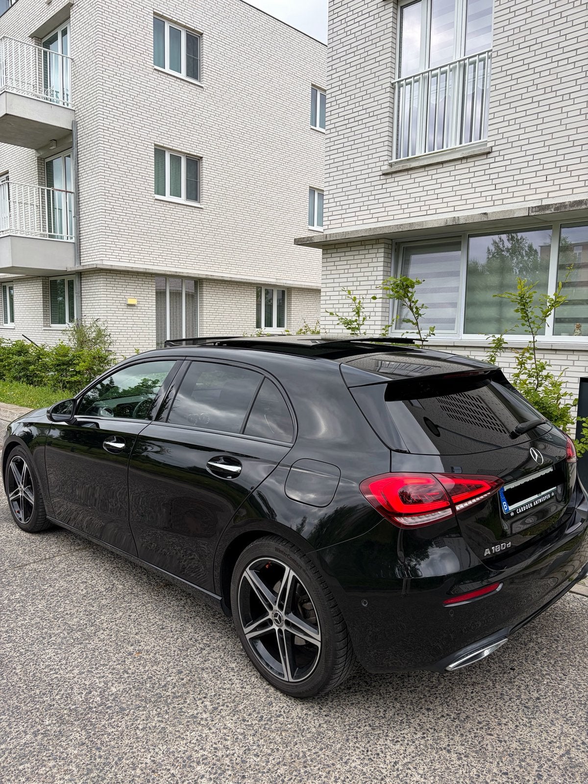 Mercedes A Klasse - Full Option, Auto's, Leder en Stof, Zwart, Diesel, 5 deurs