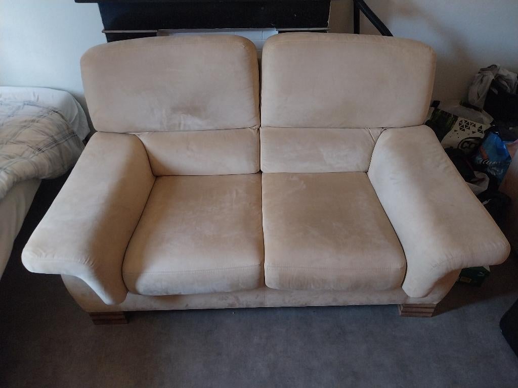 divan italien 2 places, 75 à 100 cm, Comme neuf, Deux personnes, Tissus