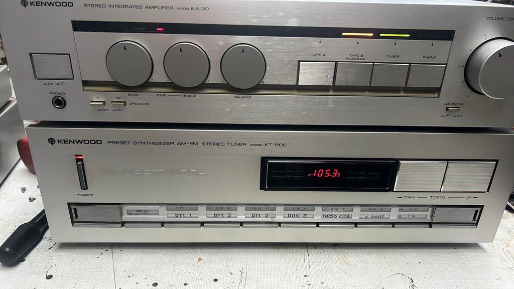 Amplificateur Kenwood Tuner KT 500, TV, Hi-fi & Vidéo, Enlèvement, Comme neuf
