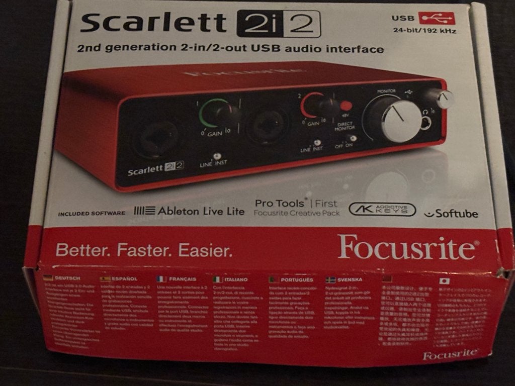 Studio musique complet/ Scarlett/ Presonus/ Mxl