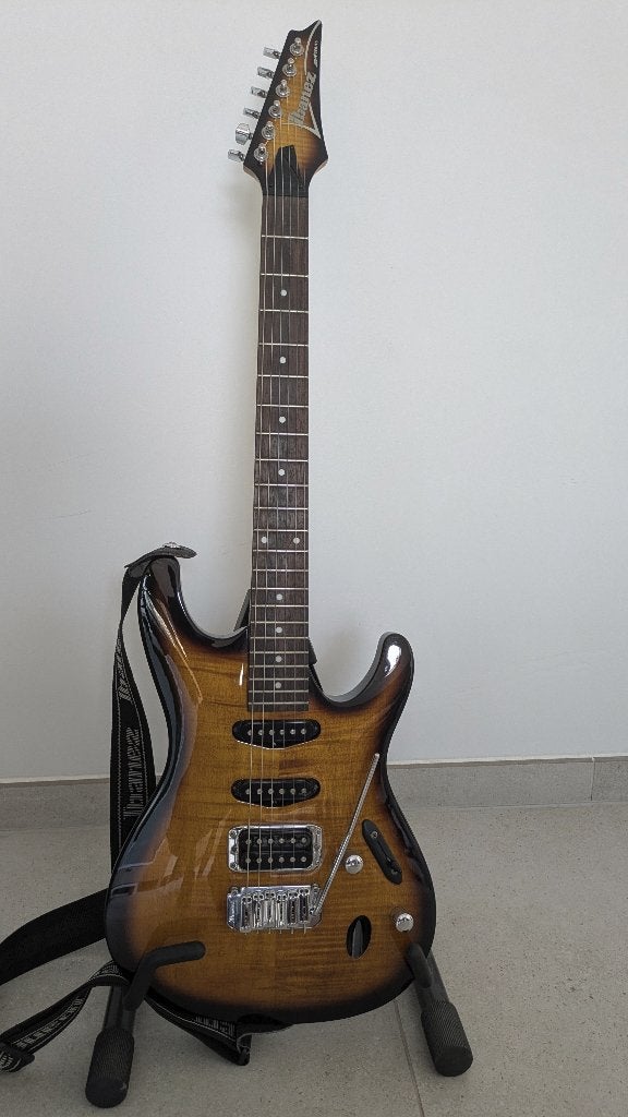 Ibanez SA160FM-BB (Brown Burst) - Prachtige Staat (2012), Musique & Instruments, Instruments à corde | Guitares | Électriques