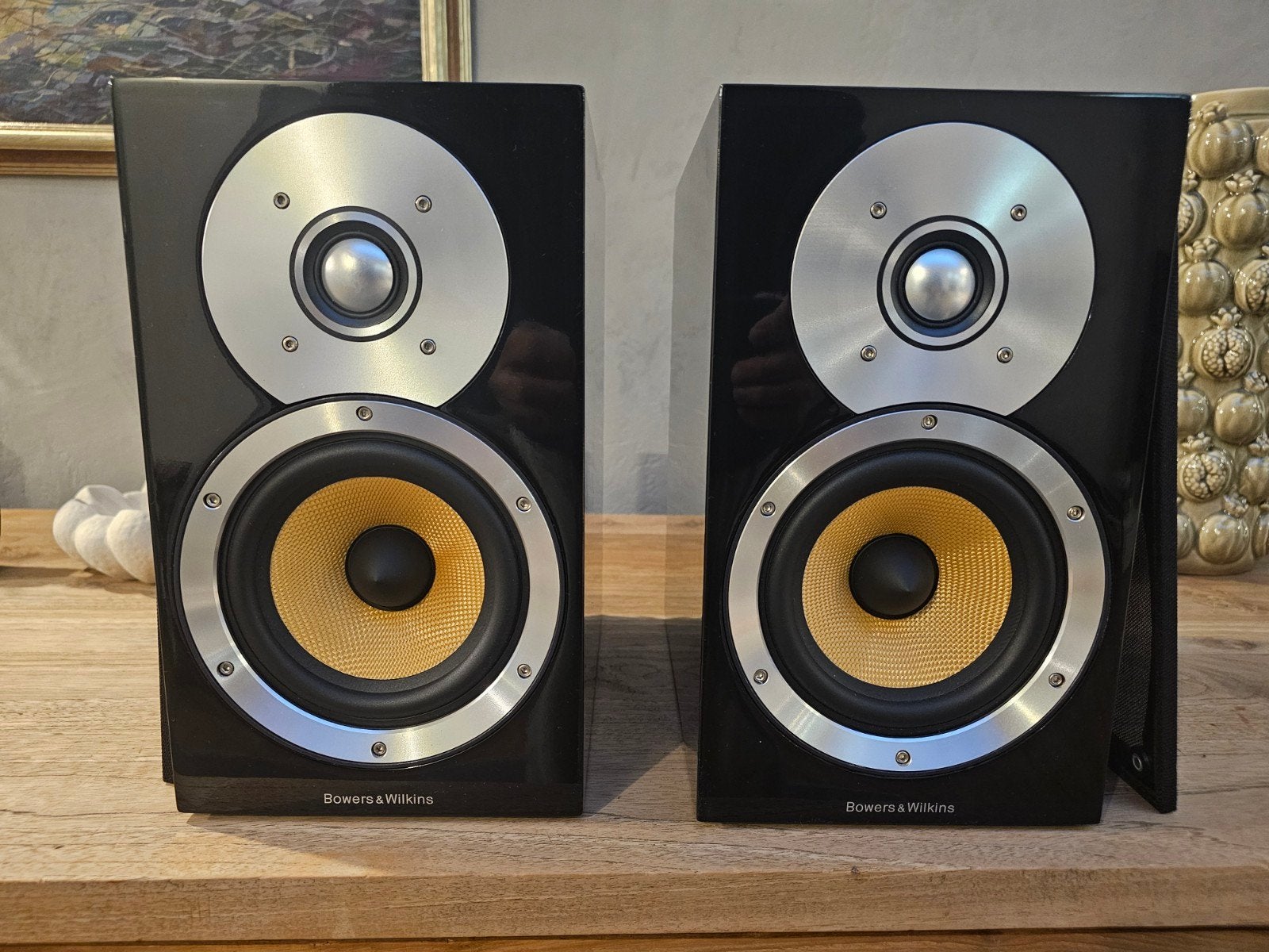 Bowers & Wilkins CM1 – Pianozwart paar!, Ophalen of Verzenden