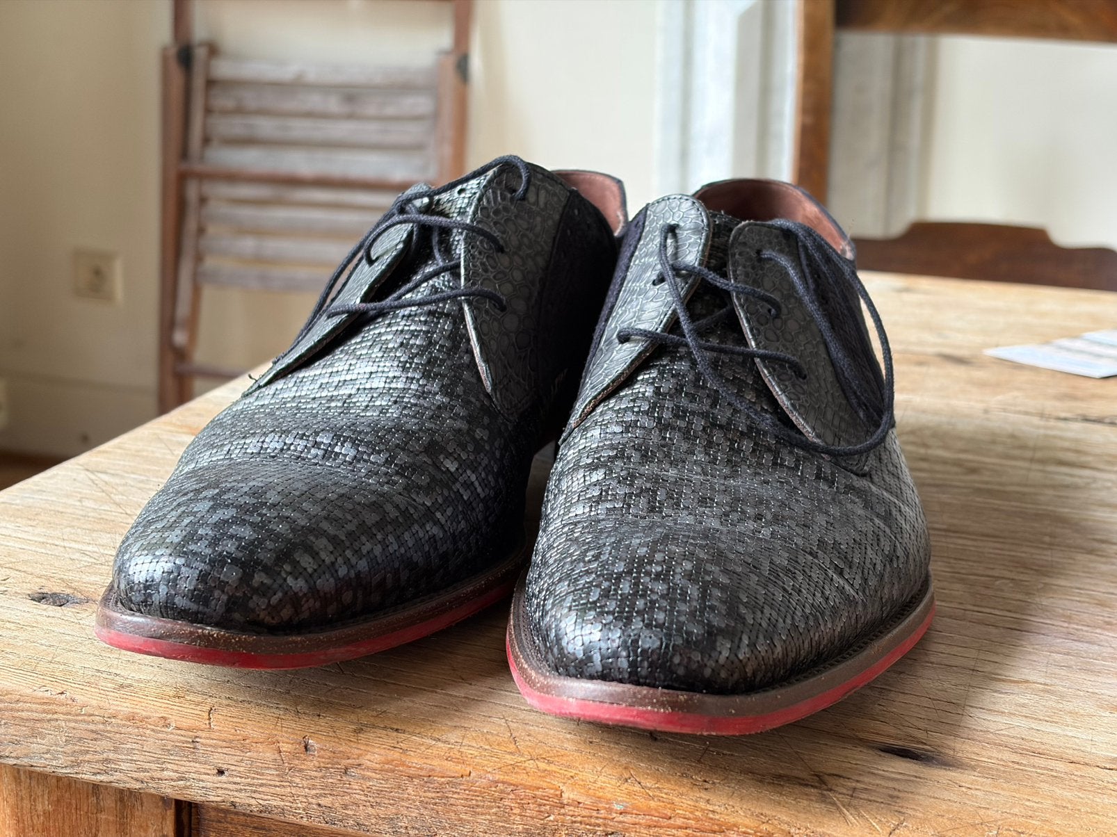 Floris van Bommel herenschoenen maat 10, Kleding | Heren, Ophalen of Verzenden, Zo goed als nieuw, Veterschoenen