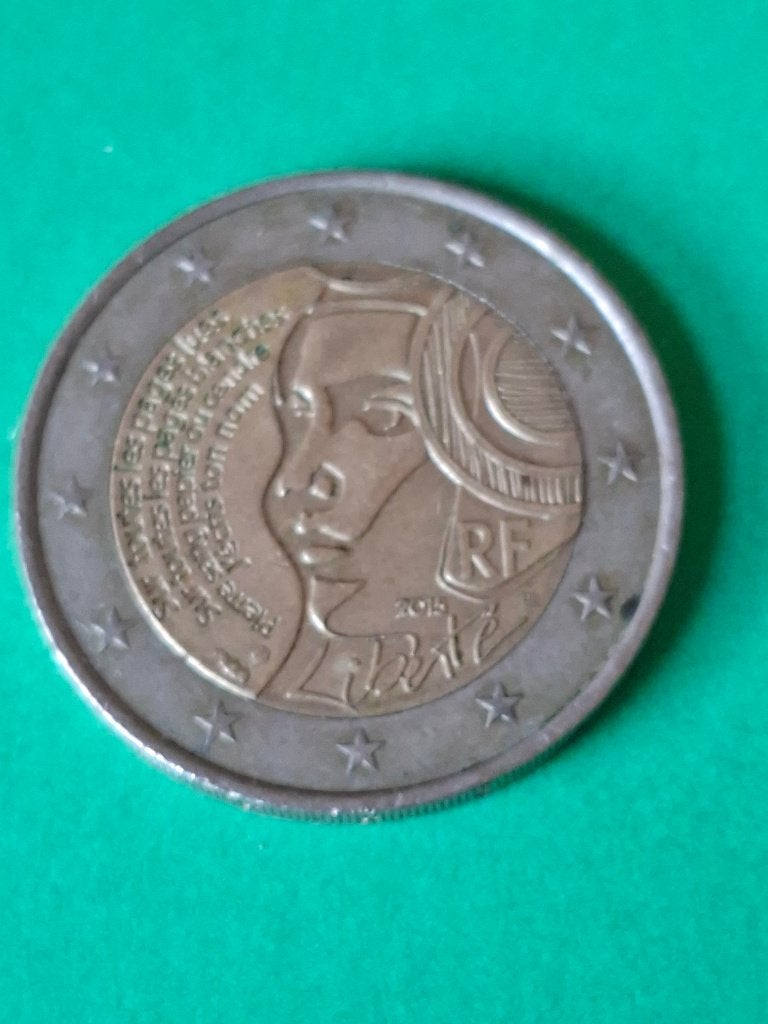 2015 Frankrijk 2 euro 225 jaar Festival van de Federatie, Postzegels en Munten, Munten | Europa | Euromunten, Losse munt, 2 euro